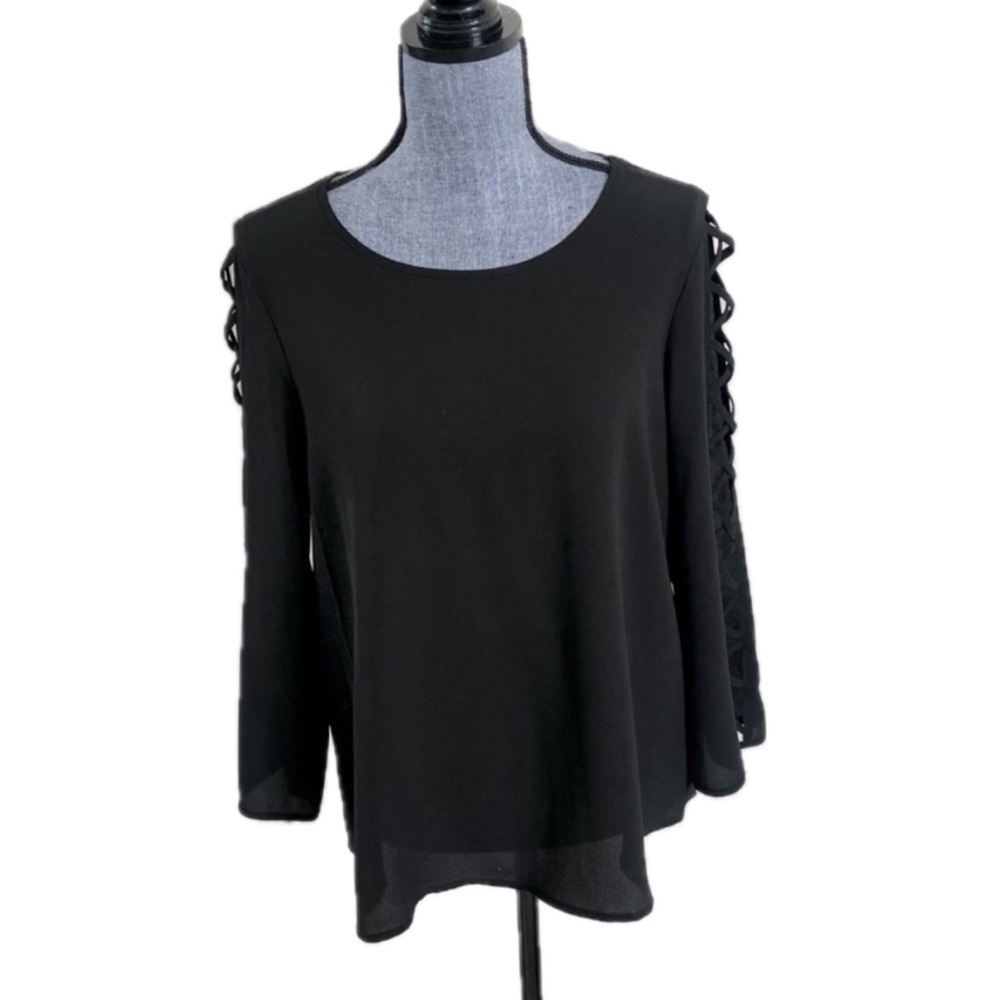 Spense Top with Latticing Down Sleeves